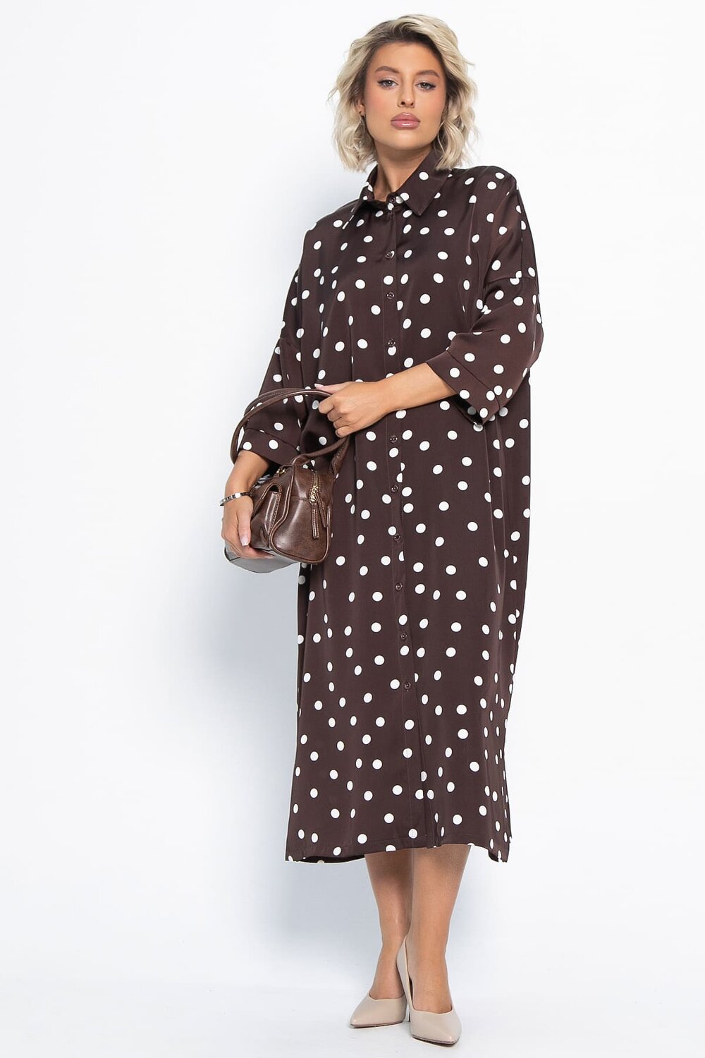 LT Collection Платье 580078 П15090-7М коричневый