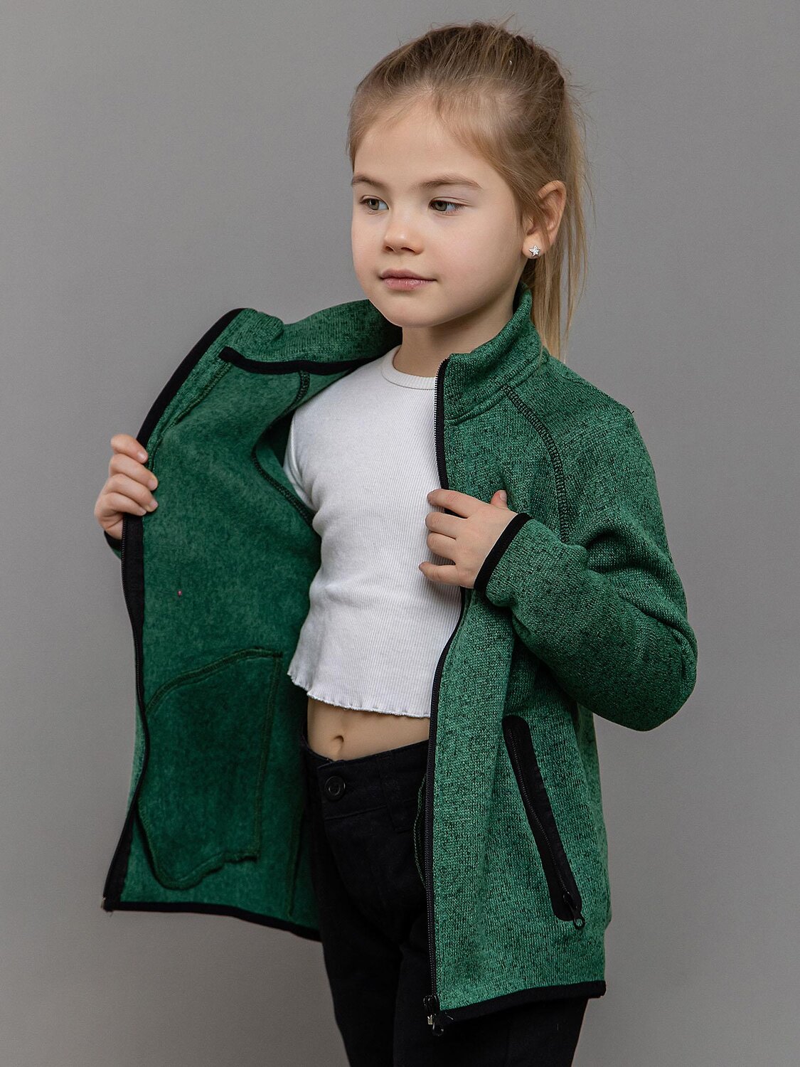 BATIK Толстовка 580140 484-24з-3 зеленый