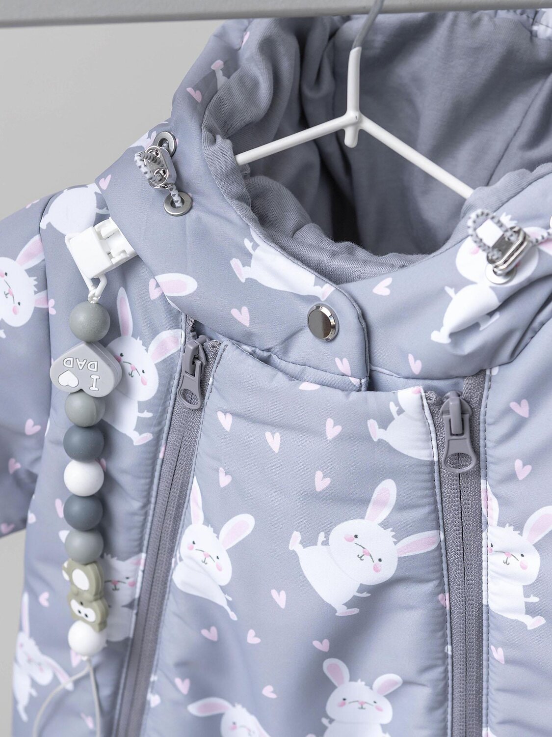 BATIK Комбинезон 580192 0262-26в-3 Серый принт