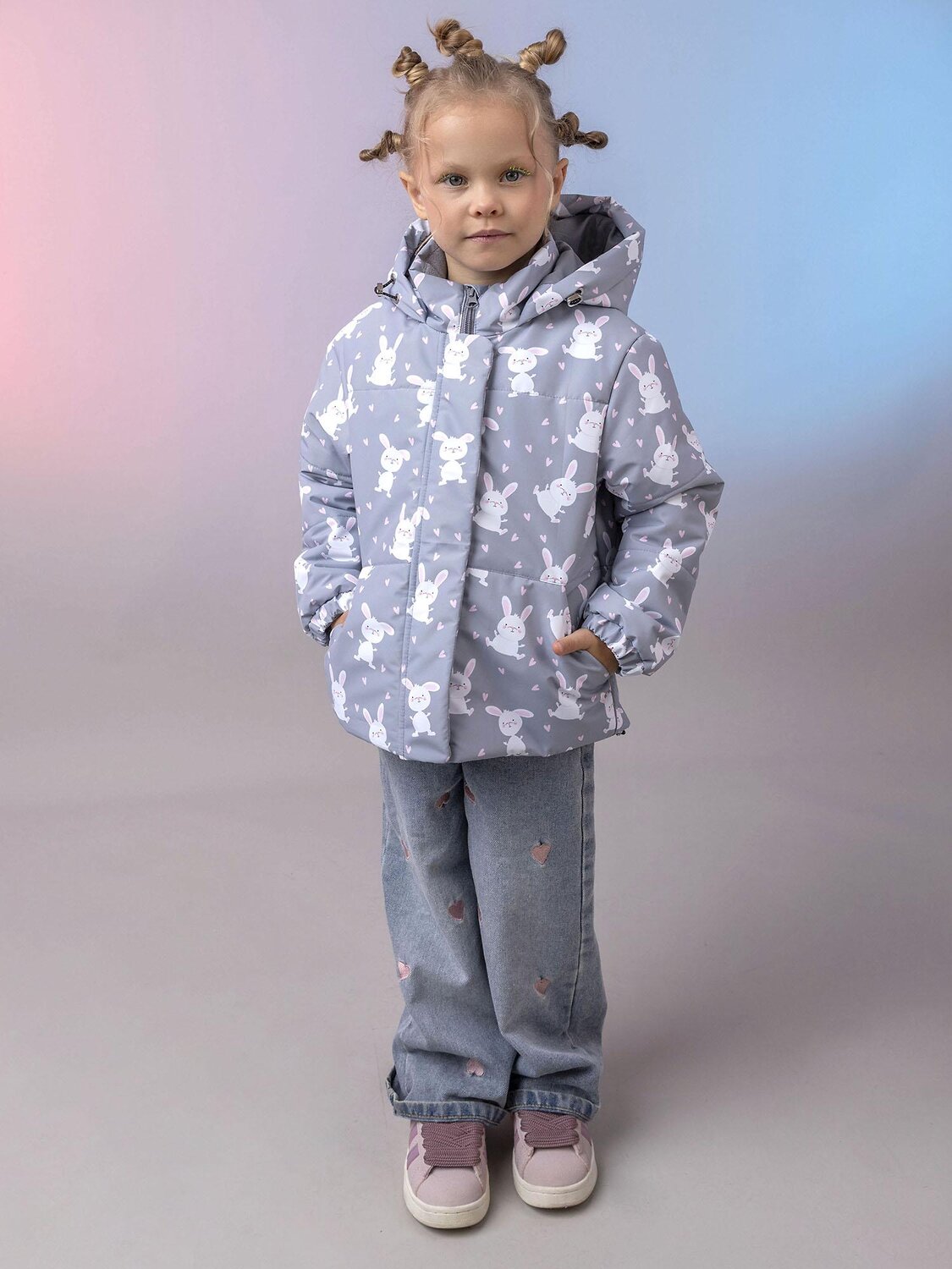 BATIK Куртка 580208 0268-26в Серый принт