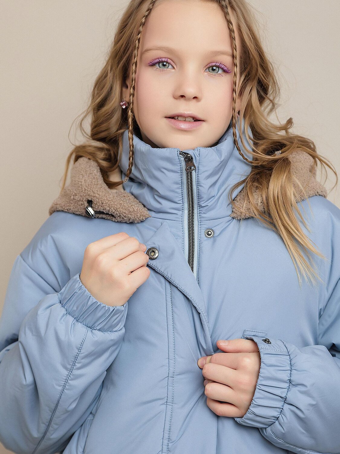 BATIK Куртка 580213 0275-26в-1 Голубая лисица