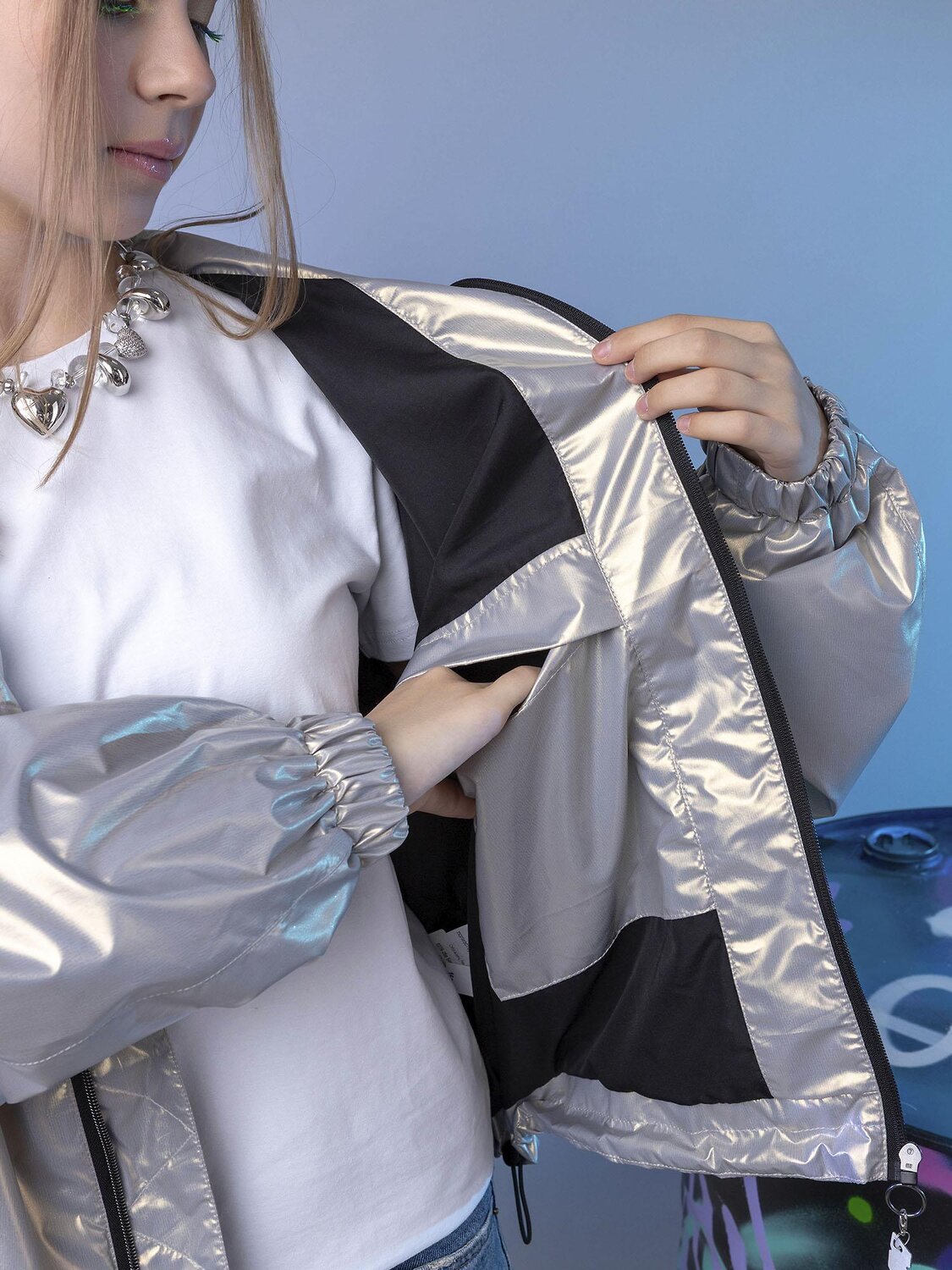 BATIK Бомбер 580216 0279-26в Стальной