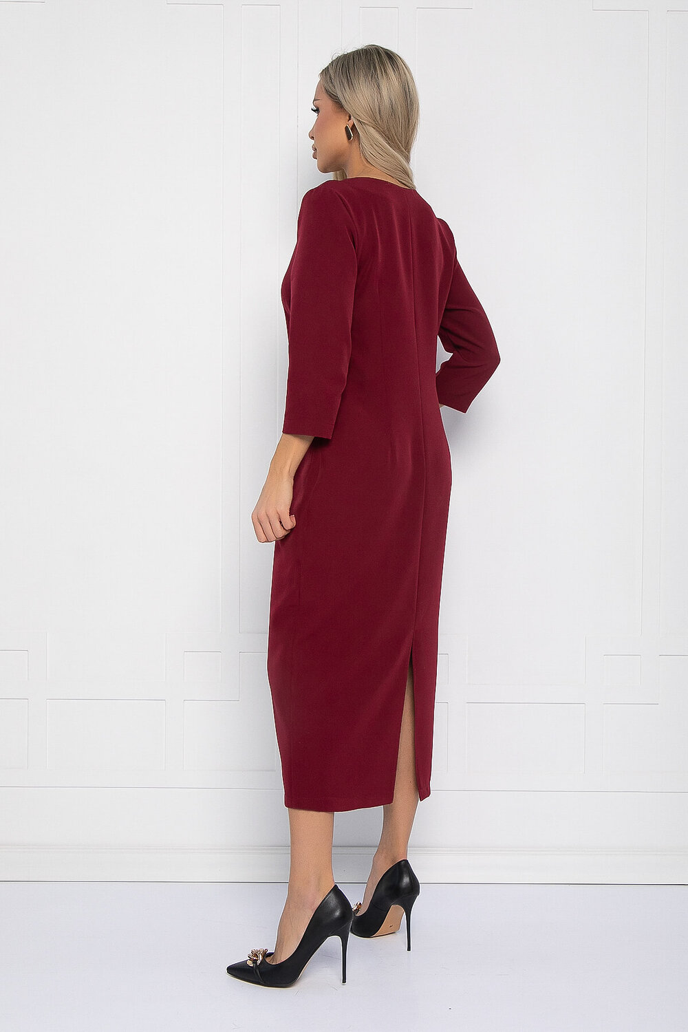 LT Collection Платье 463794 П11652 бордовый