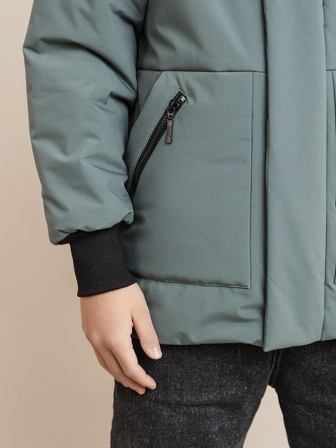 BATIK Парка 580226 0287-26в-2 Серо-зеленый