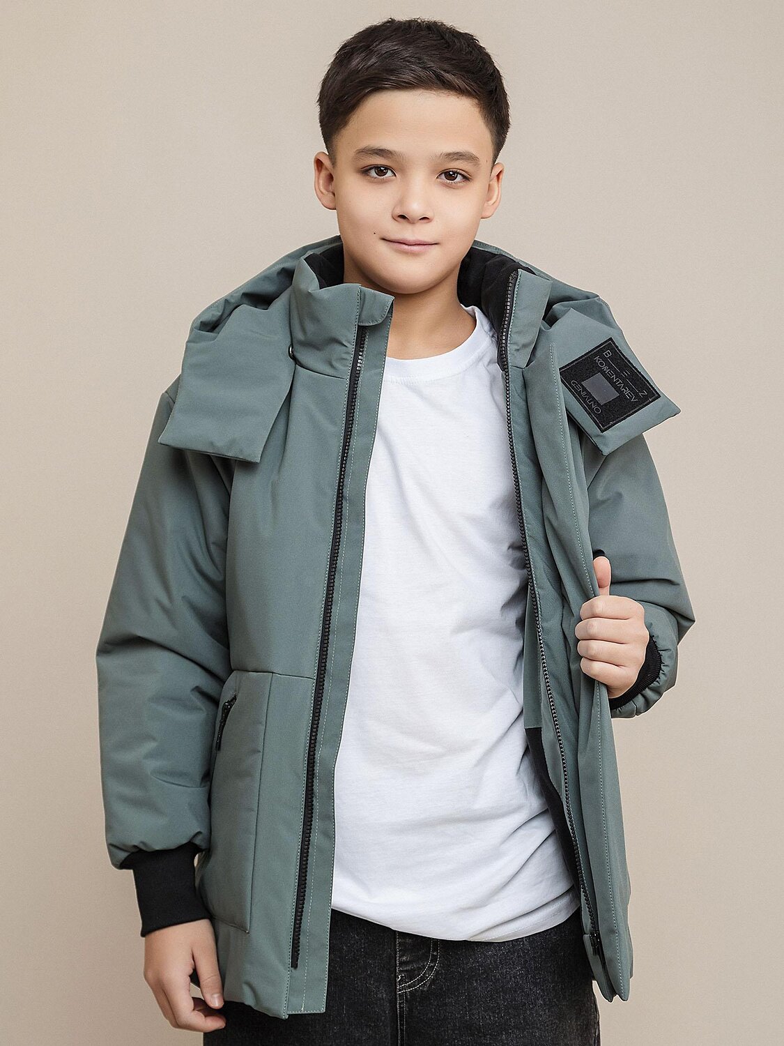 BATIK Парка 580226 0287-26в-2 Серо-зеленый