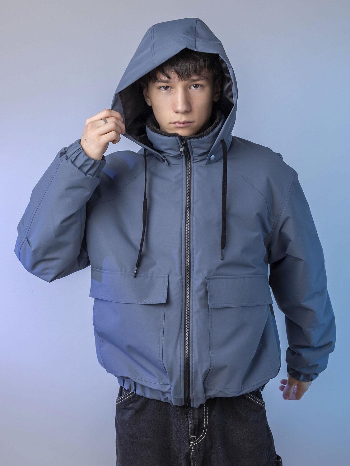 BATIK Куртка 580228 0288-26в-2 Синий пепел