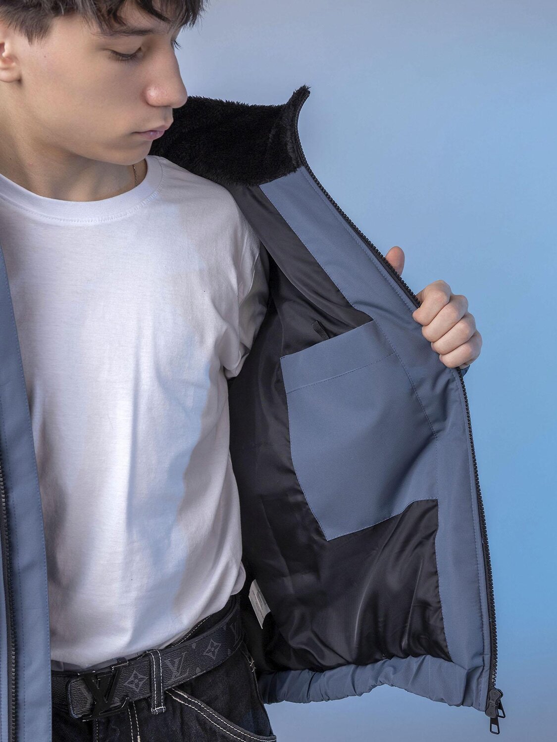 BATIK Куртка 580228 0288-26в-2 Синий пепел