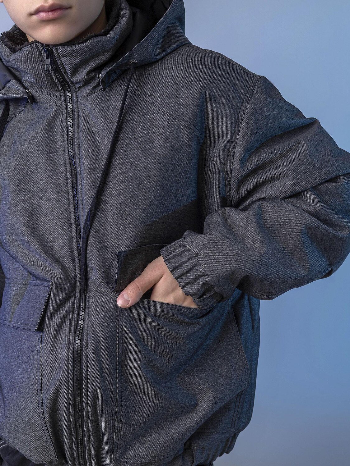 BATIK Куртка 580229 0288-26в-3 Черный деним