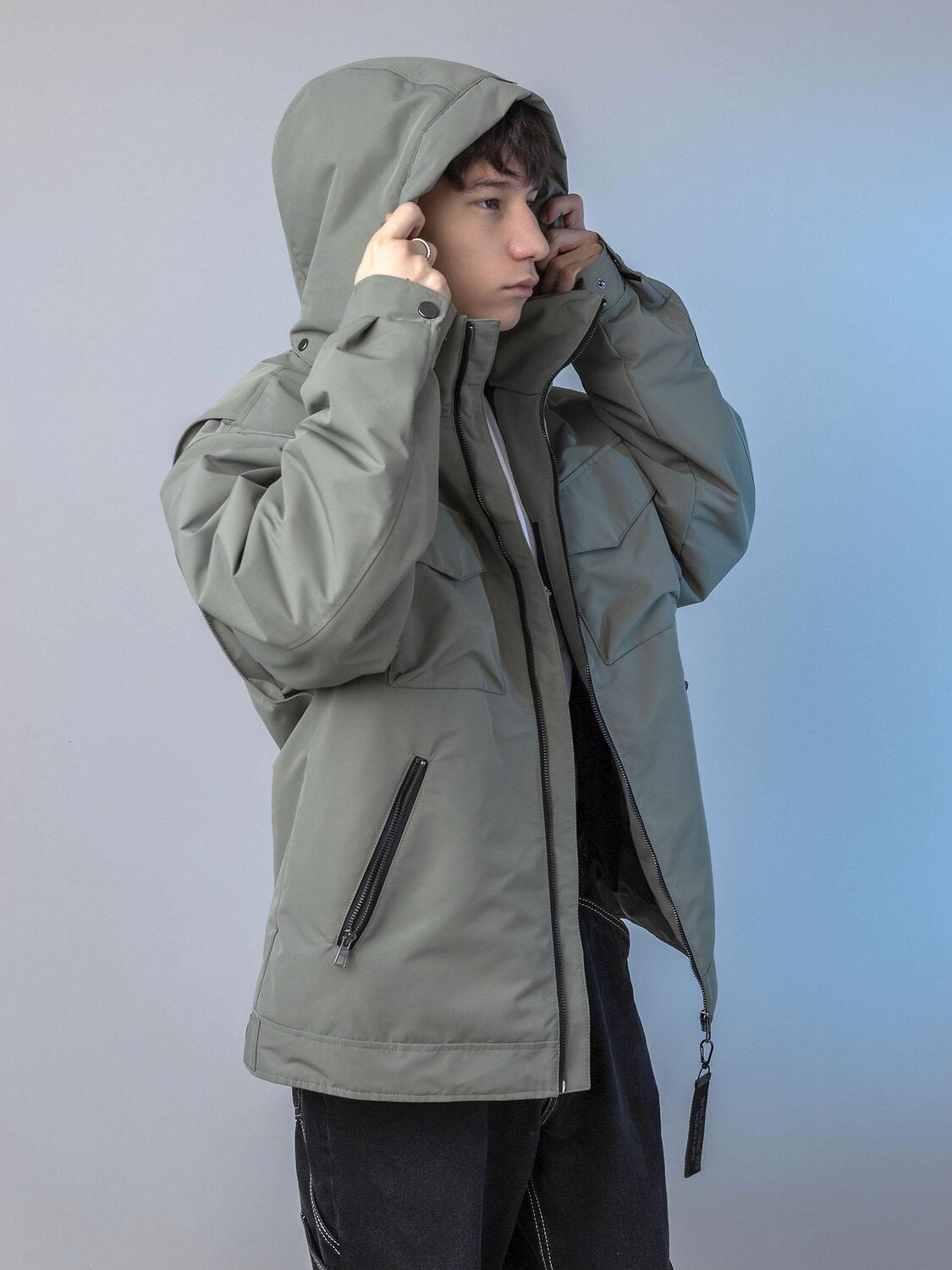 BATIK Бомбер 580231 0289-26в-1 Темный хаки