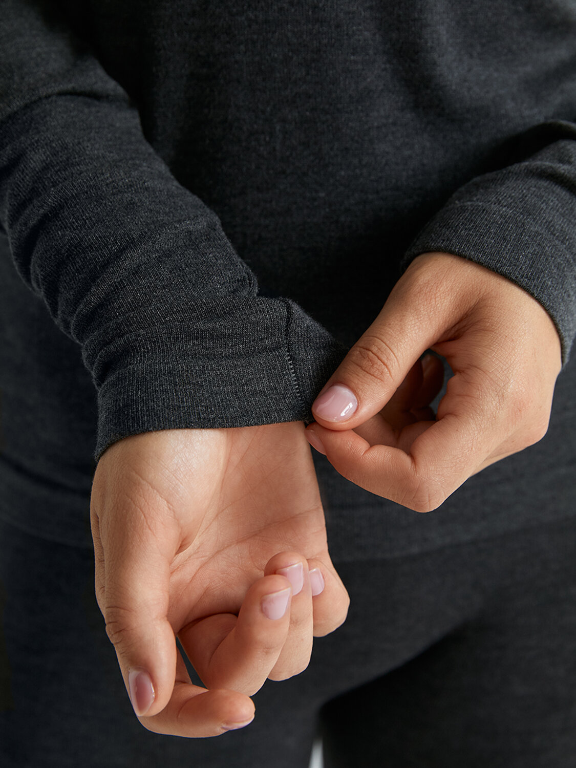 Omsa Лонгслив 580341 OmD 1615T SE Лонгслив жен. "Термо" Grigio Scuro (Серый)