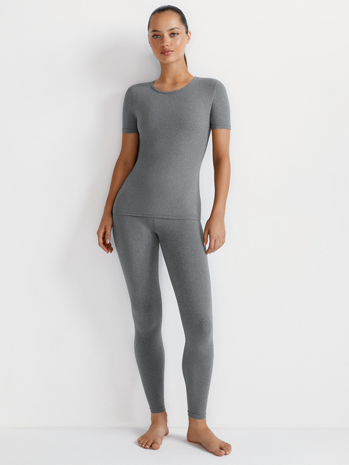 Omsa Футболка 580342 OmD 1427T SF Футболка жен. Grigio (Серый)