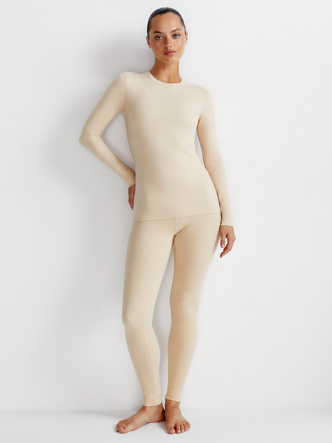 Omsa Легинсы 580346 OmD 2913T 3D Легинсы шир пояс  жен. "Термо" Jeans (Синий)