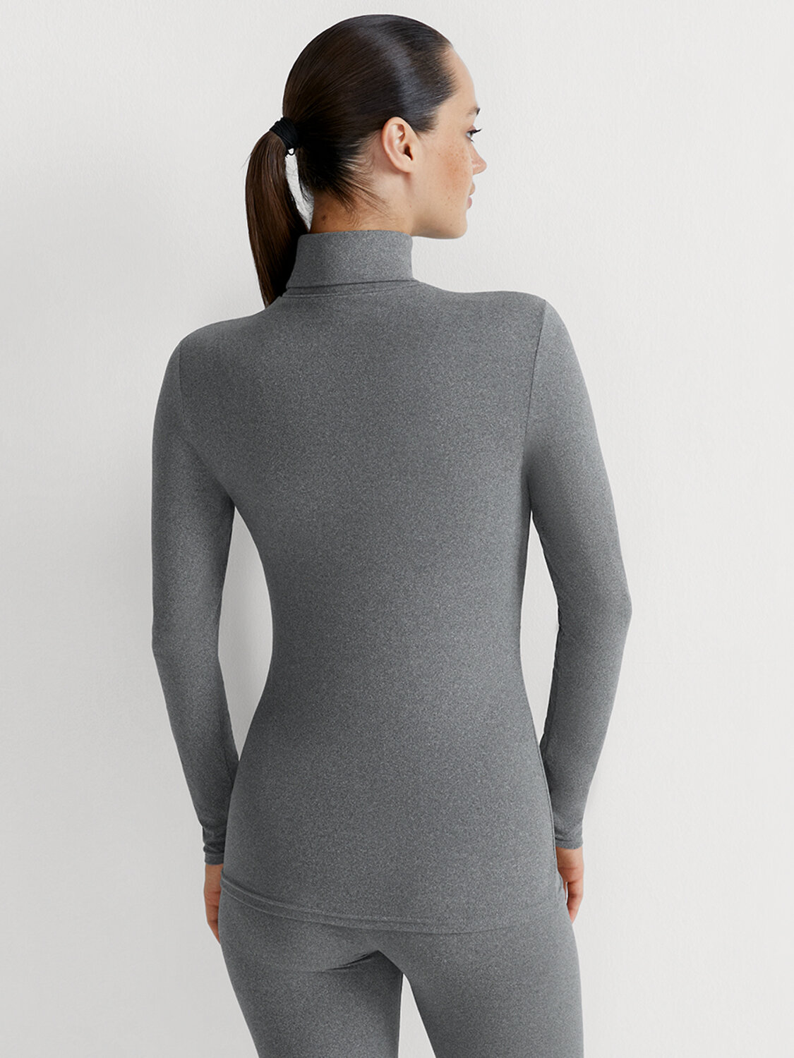 Omsa Водолазка 580348 OmD 1737T SF Водолазка с отворотом жен. Grigio (Серый)