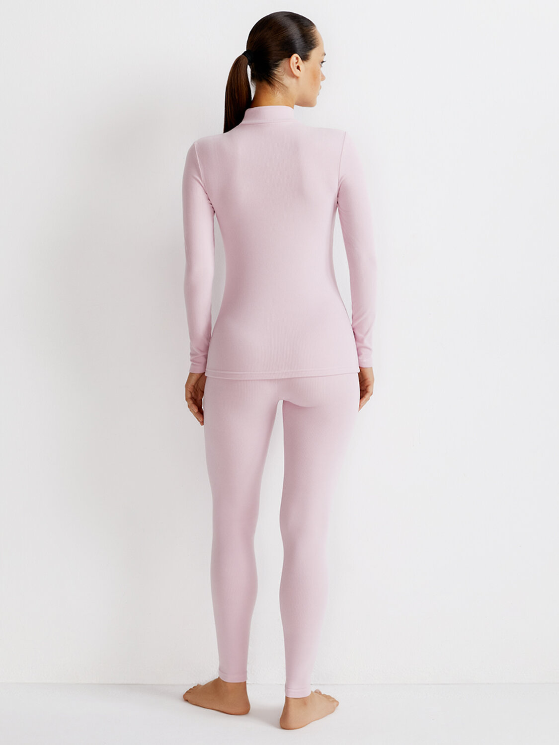 Omsa Лонгслив 580350 OmD 1624T RB Лонгслив стойка жен. "Термо" Grafite (Серый)