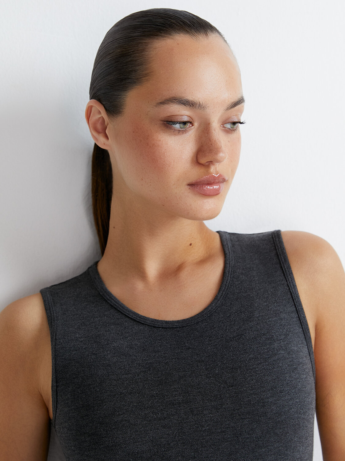 Omsa Майка 580354 OmD 1325T SE Майка жен. "Термо" Grigio Scuro (Серый)