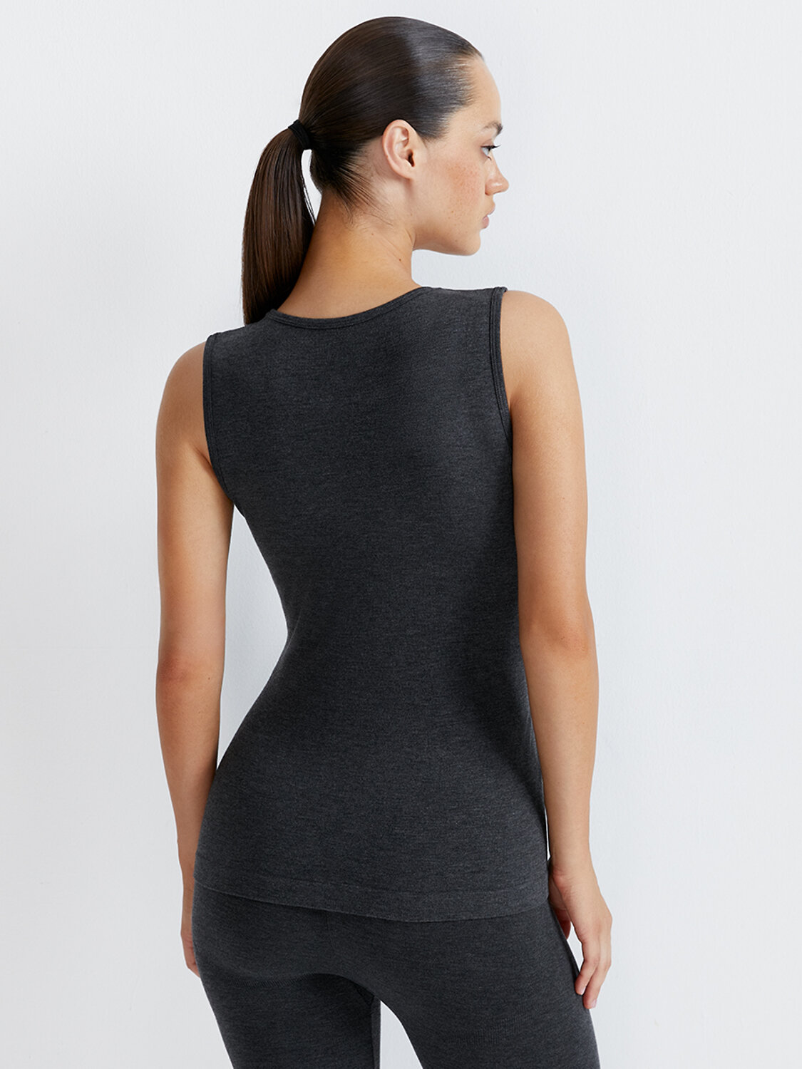 Omsa Майка 580354 OmD 1325T SE Майка жен. "Термо" Grigio Scuro (Серый)