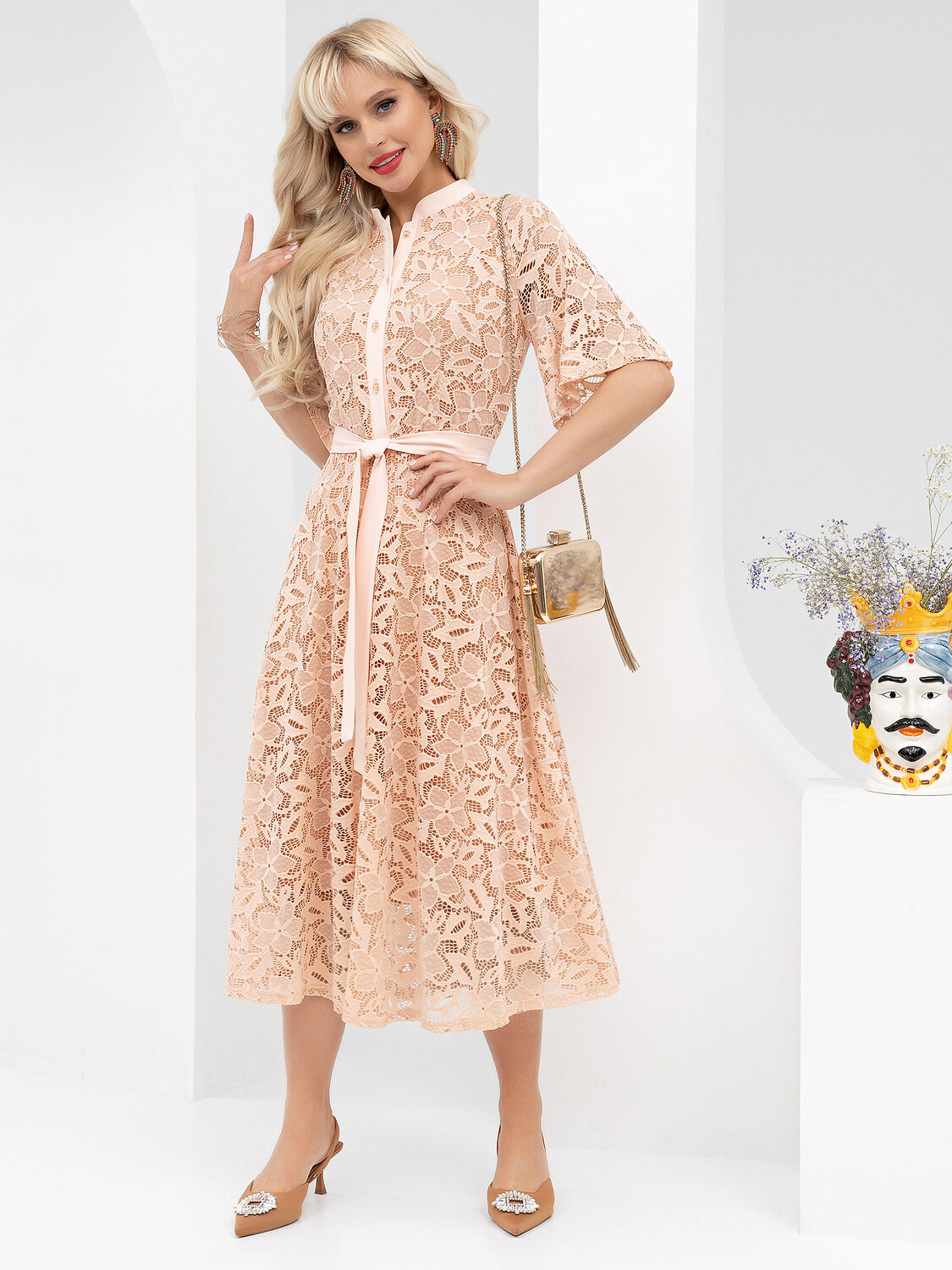 CHARUTTI Платье 580378 6715 Бежевый