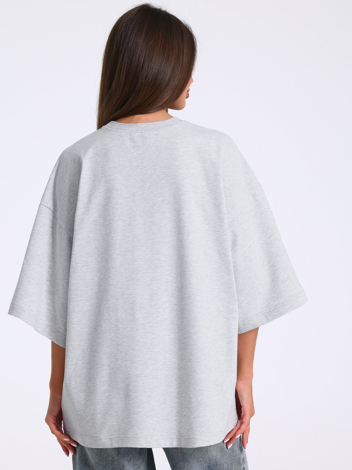 Апрель Футболка 580390 1ЖДФК5039809 светло-серый