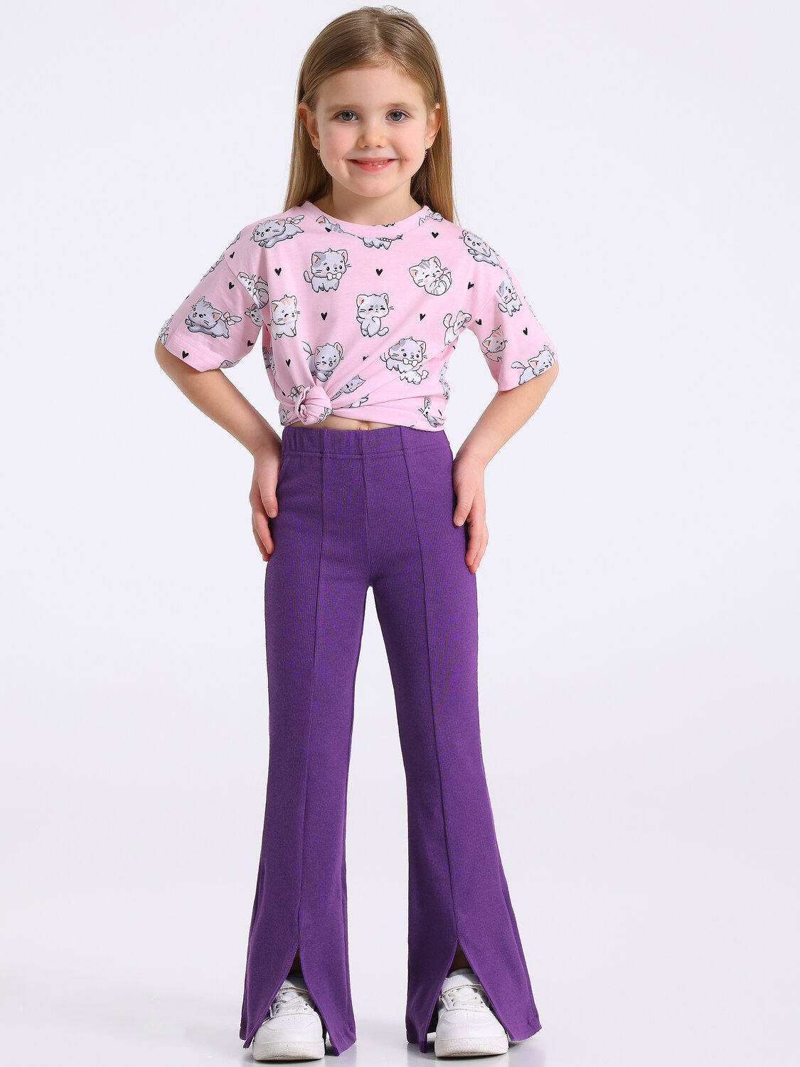 Апрель Брюки 580397 1ДББ4699823 фиолетовый