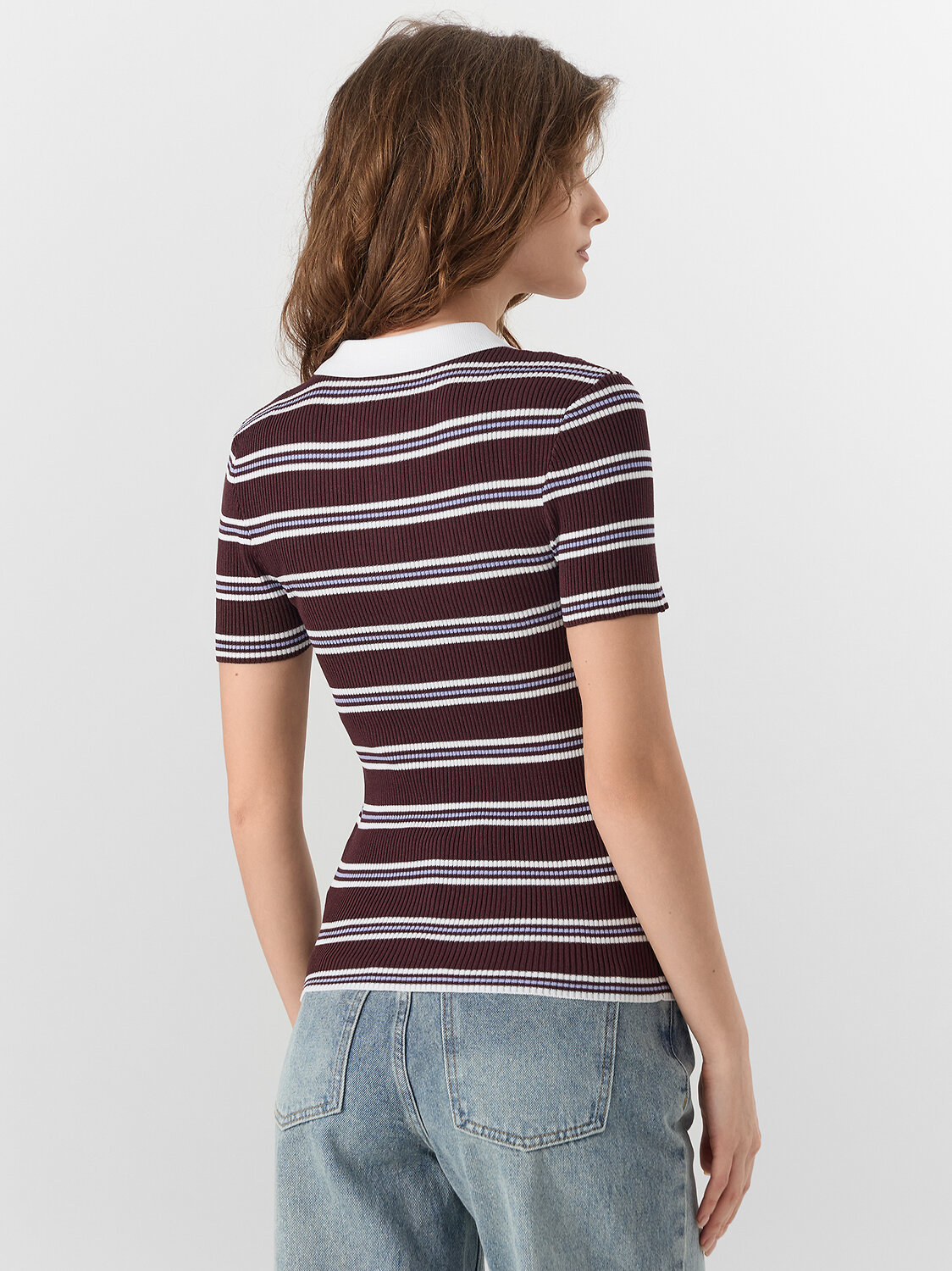 MARK FORMELLE Джемпер 580426 112541 коричневая полоска