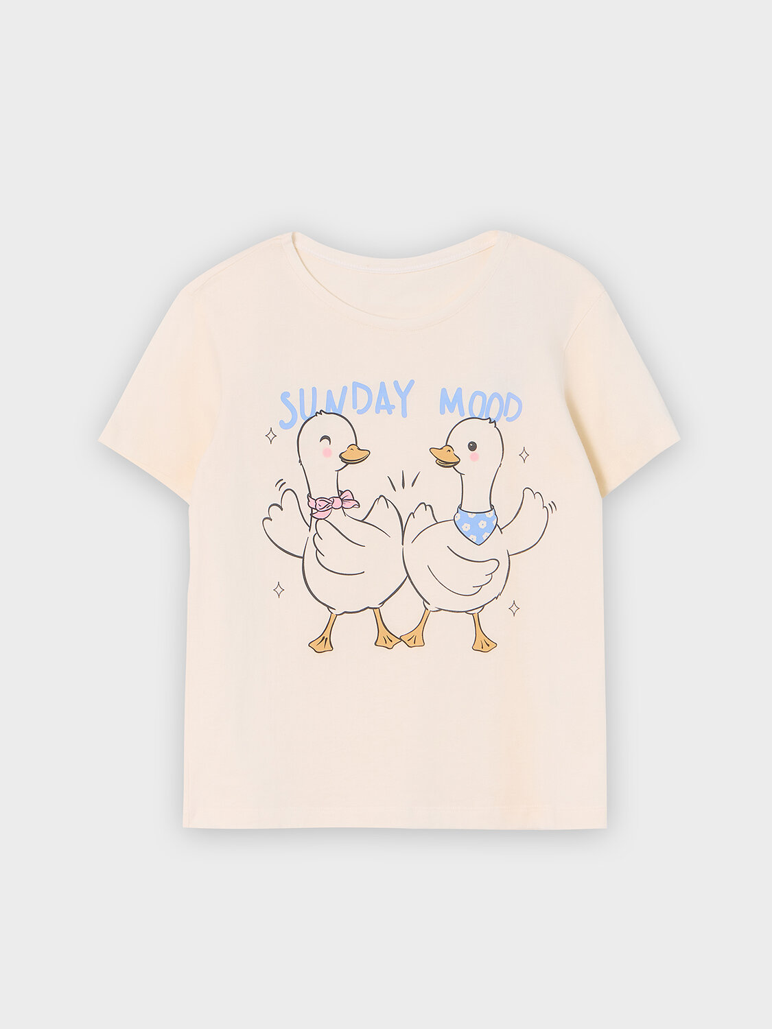 MARK FORMELLE Комплект 580461 567727 молочный +цветы на голубой полоске