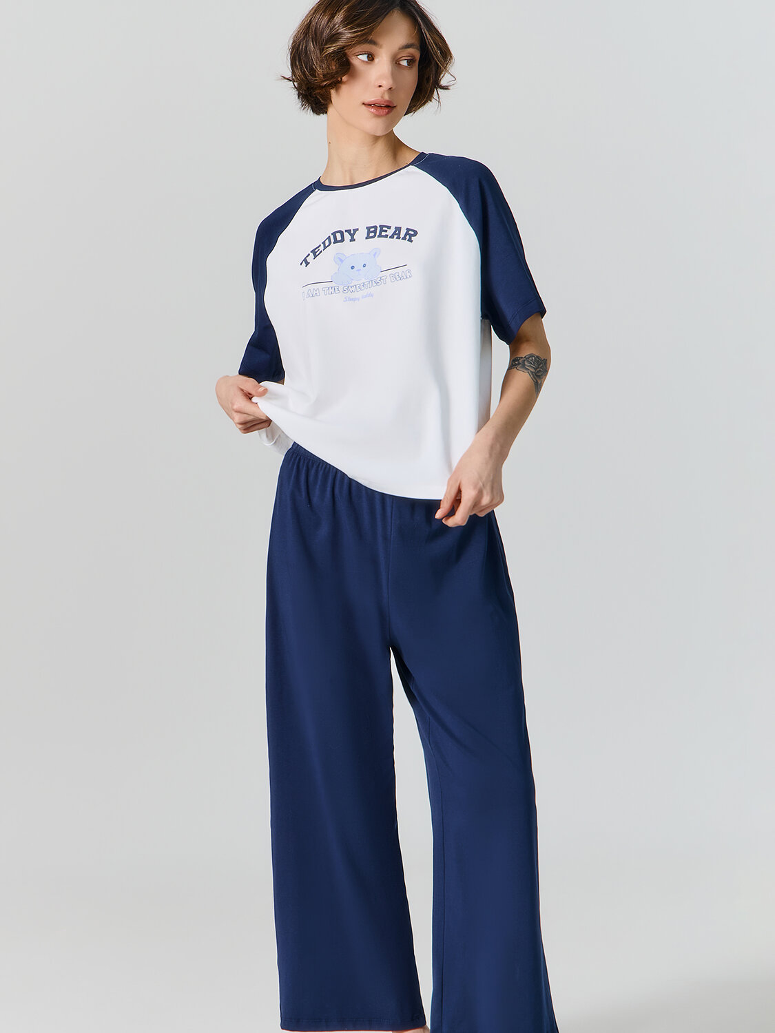 MARK FORMELLE Комплект 580516 592631 белый +т.синий +печать1