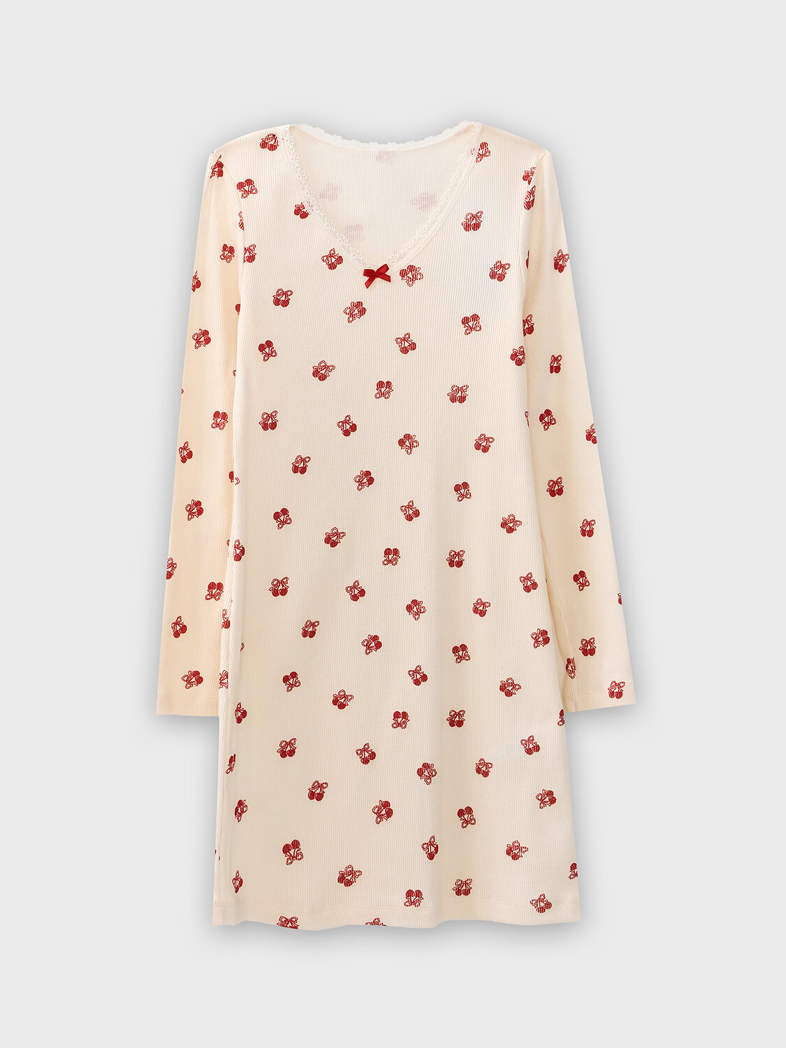 MARK FORMELLE Сорочка 580531 577728 вишенки на св.молочном