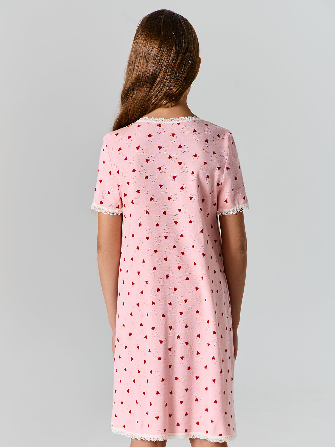 MARK FORMELLE Сорочка 580534 577729 сердца на розовом