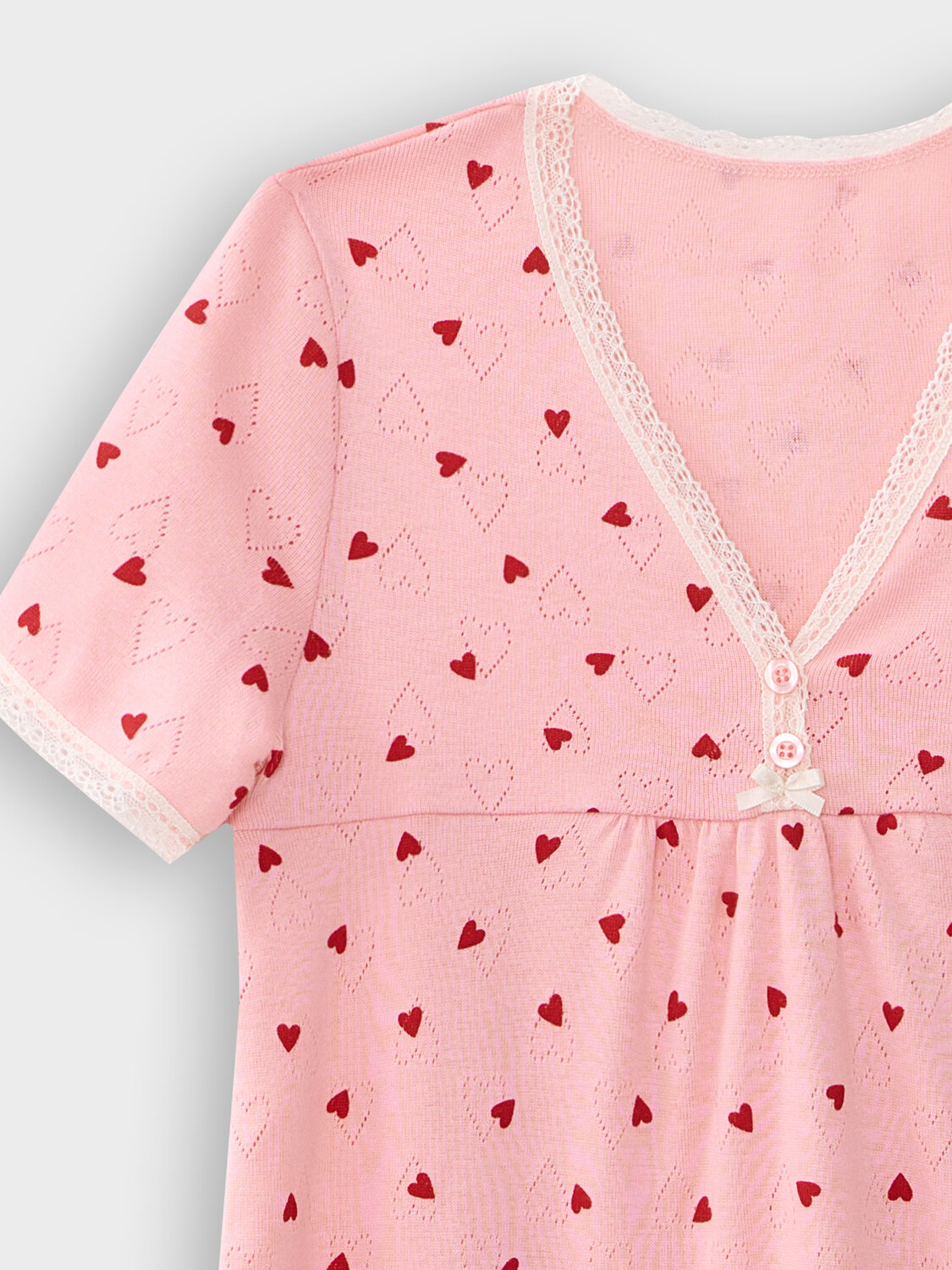 MARK FORMELLE Сорочка 580534 577729 сердца на розовом