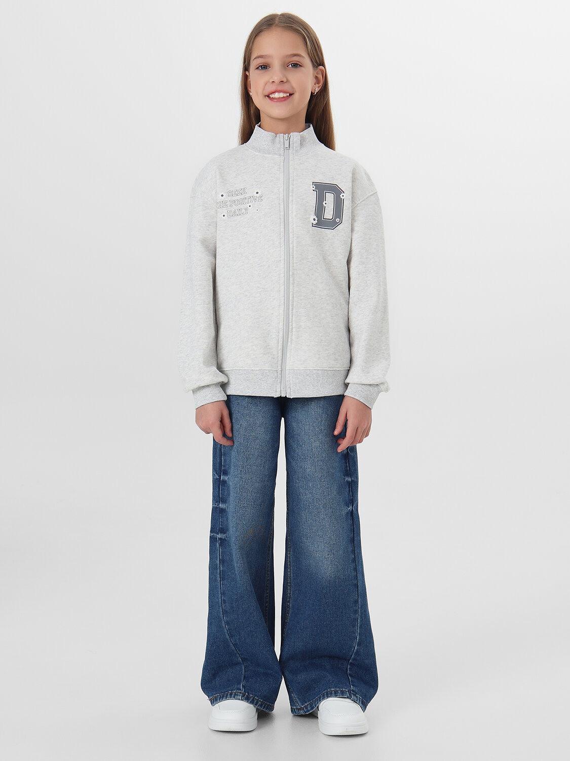 MARK FORMELLE Толстовка 580539 127932 серый меланж+печать2