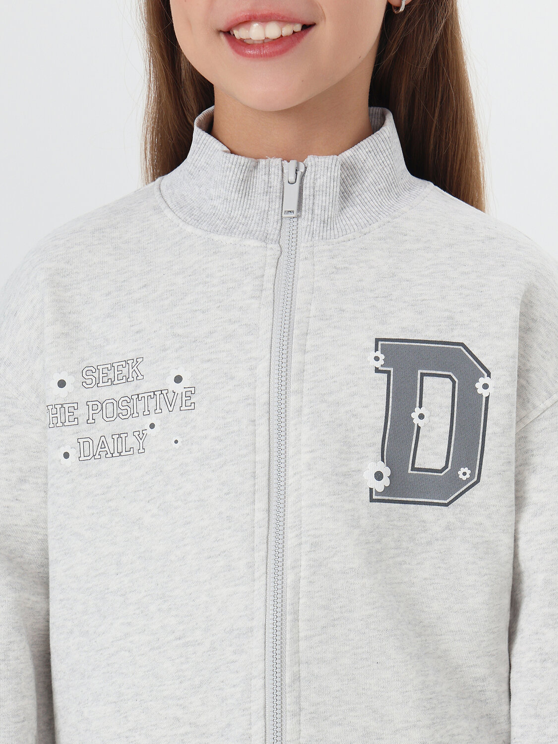 MARK FORMELLE Толстовка 580539 127932 серый меланж+печать2