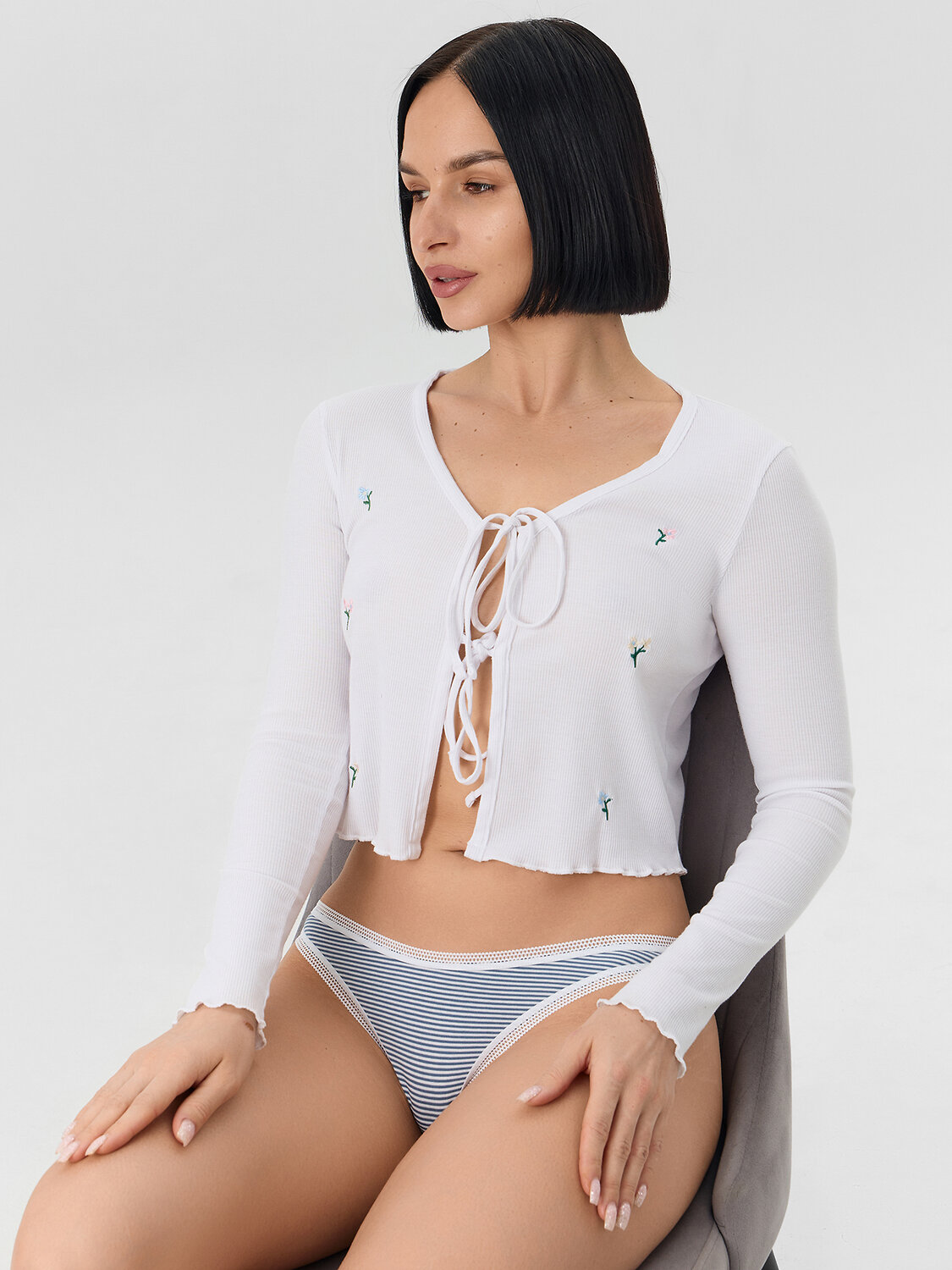 MARK FORMELLE Трусы 580552 412654 белые полоски на синем