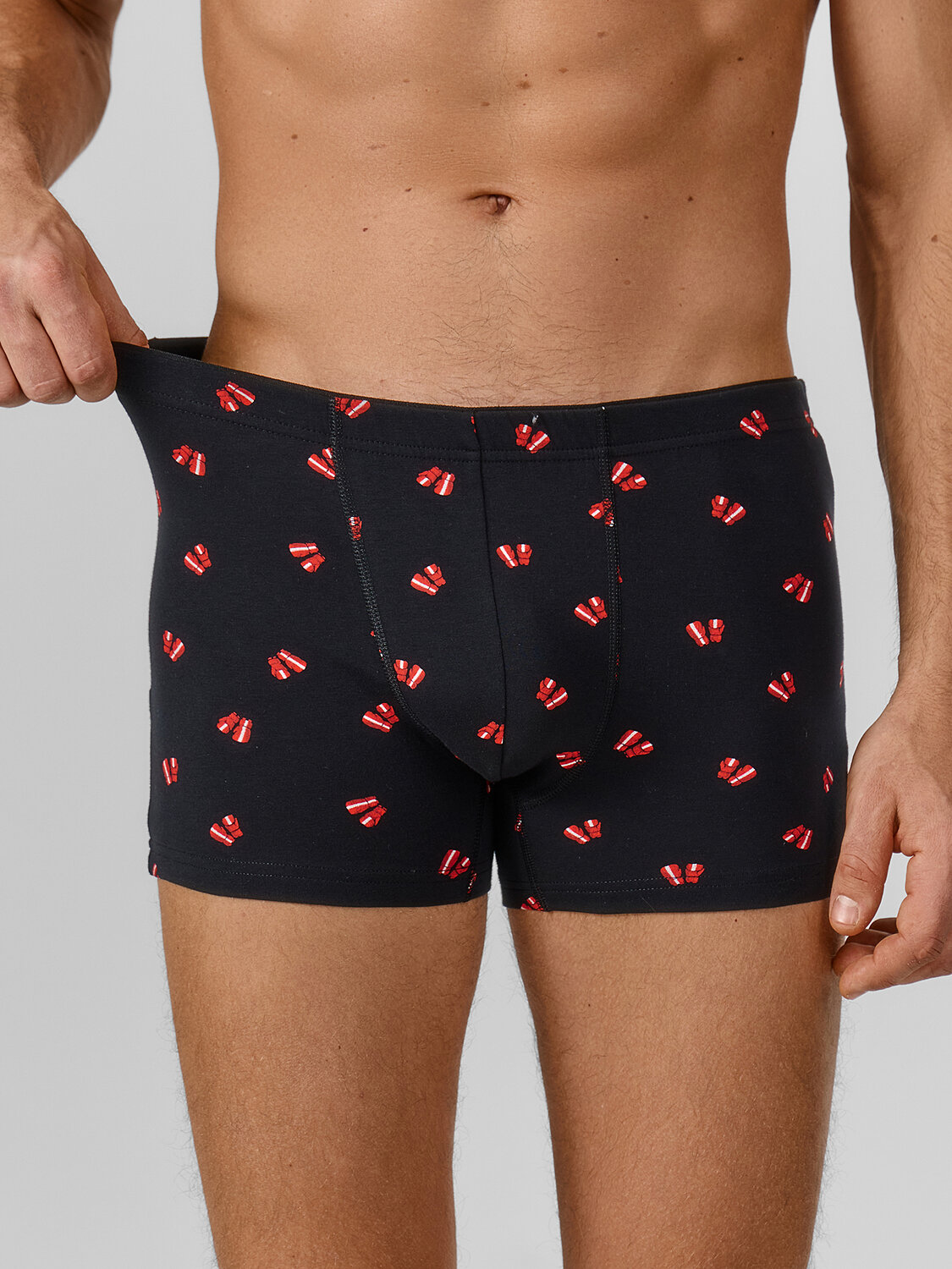 MARK FORMELLE Трусы 580565 411134 боксерские перчатки на черном