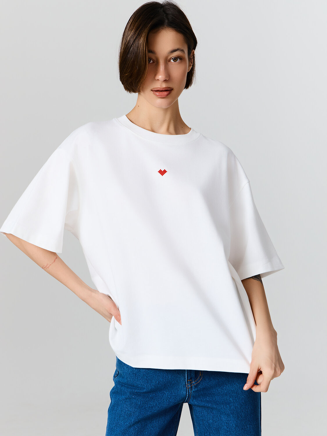 MARK FORMELLE Футболка 580589 112961 белый +печать2