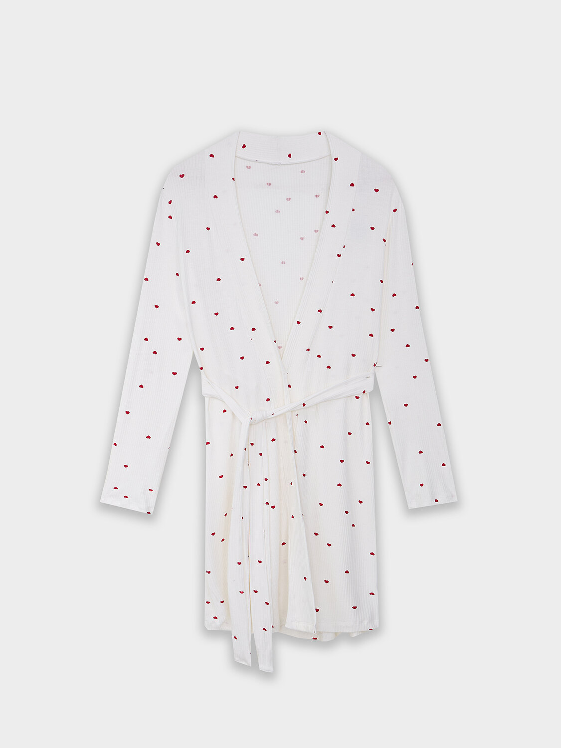 MARK FORMELLE Халат 580592 552295 сердечки на белом