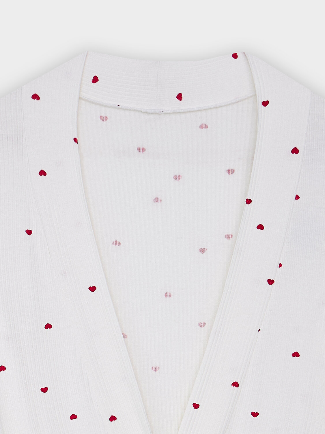 MARK FORMELLE Халат 580592 552295 сердечки на белом