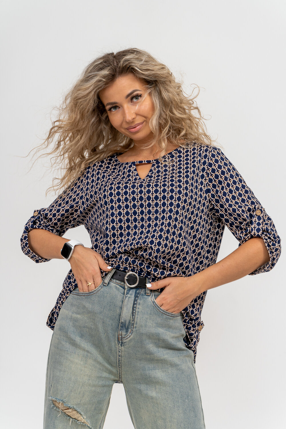 Натали Туника 580610 36789 темно-синий