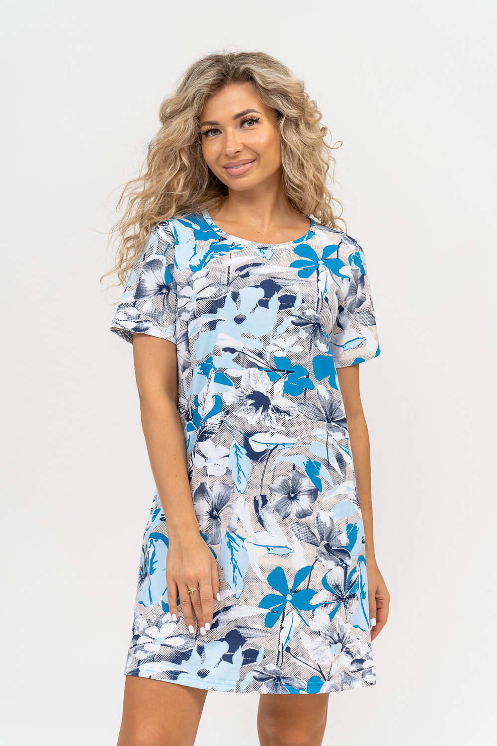 Натали Туника 580616 36785 голубой