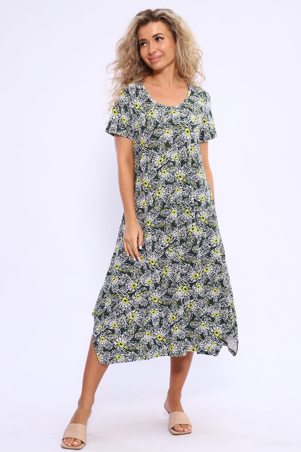 Натали Платье 580619 51124 хаки