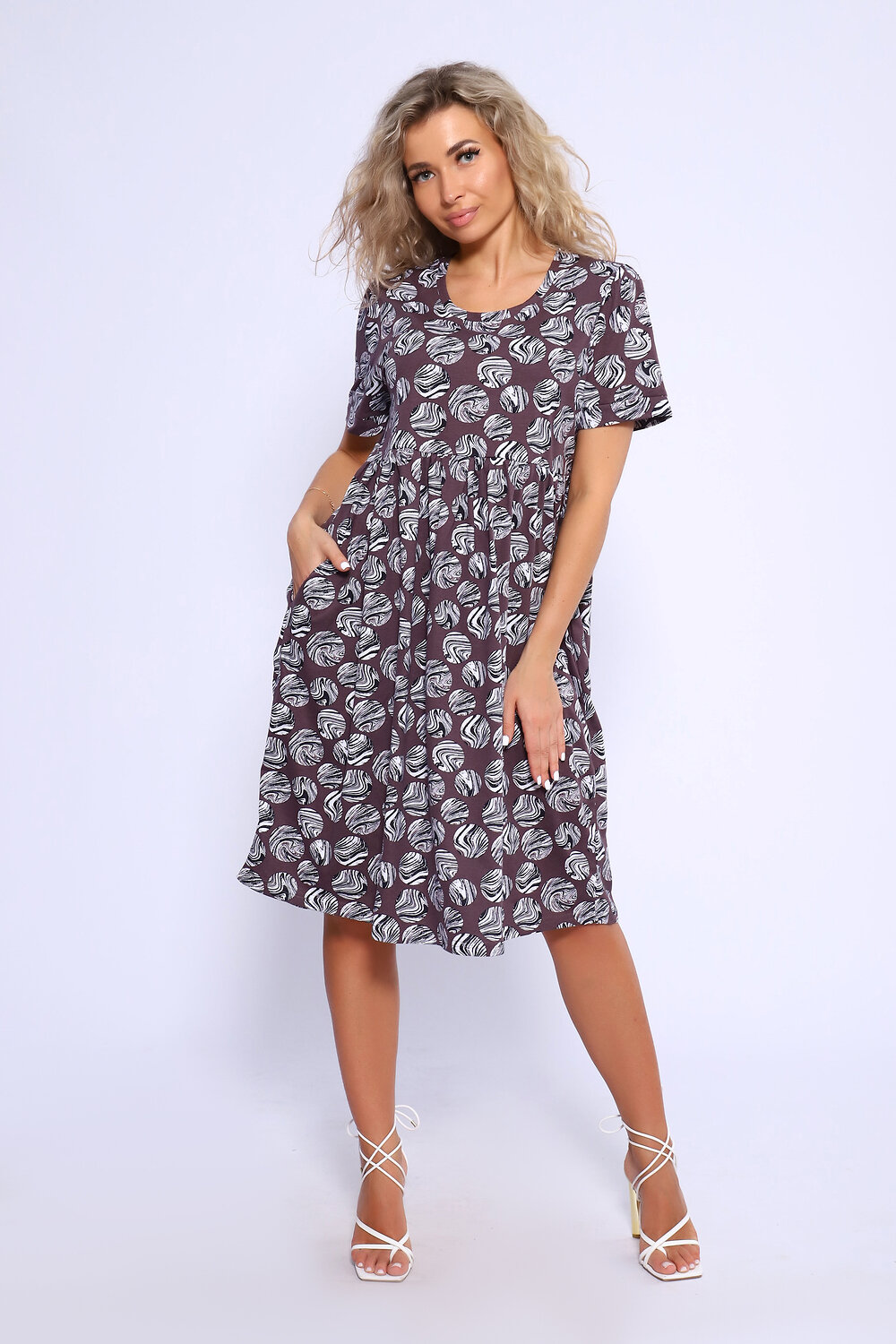 Натали Платье 580625 13225 коричневый