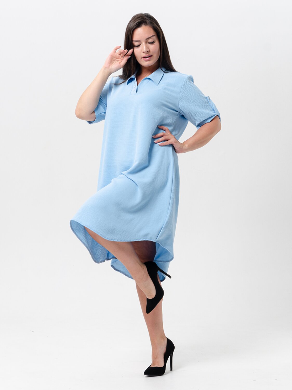 Натали Платье 580630 52350 голубой