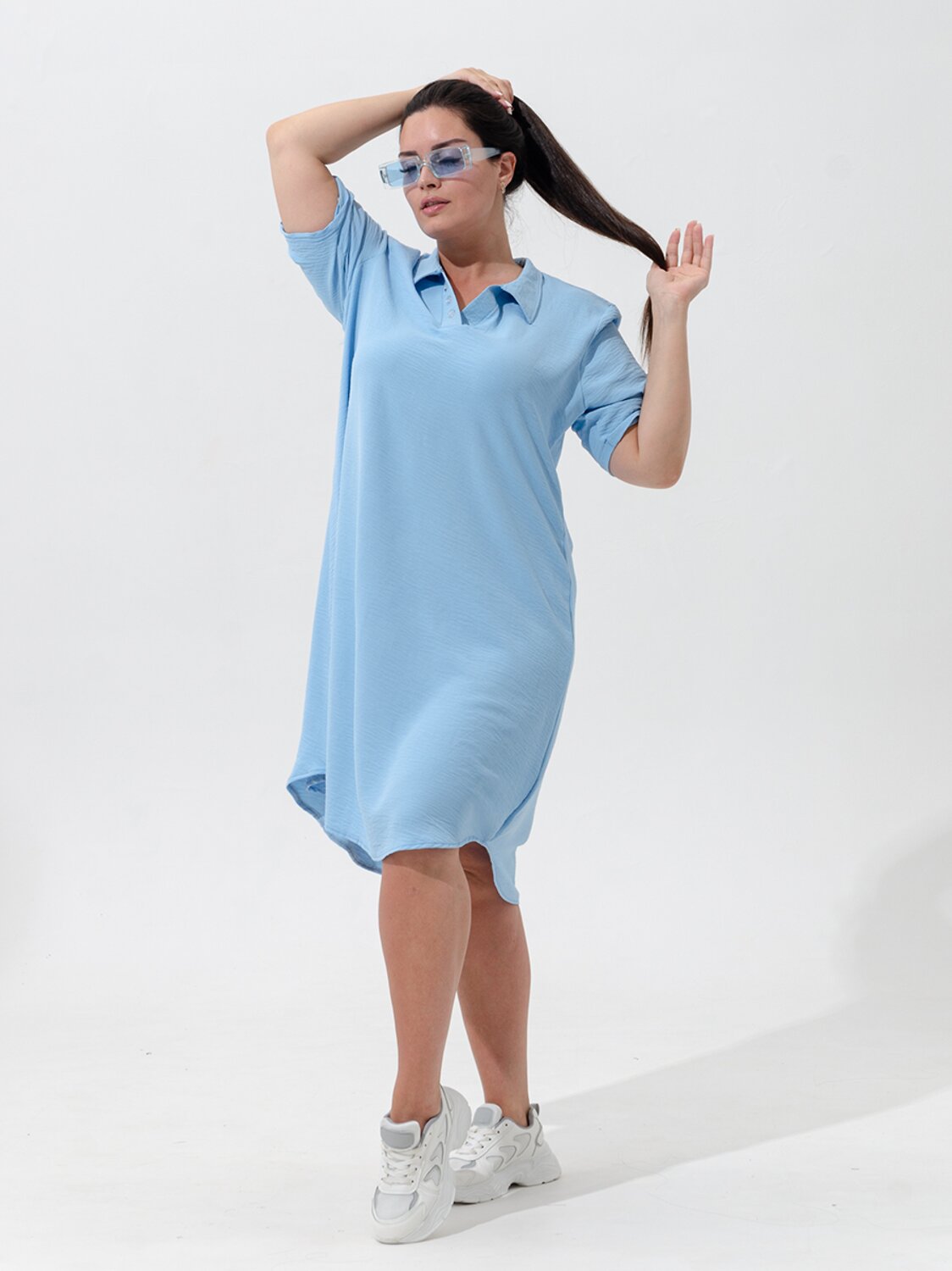 Натали Платье 580630 52350 голубой