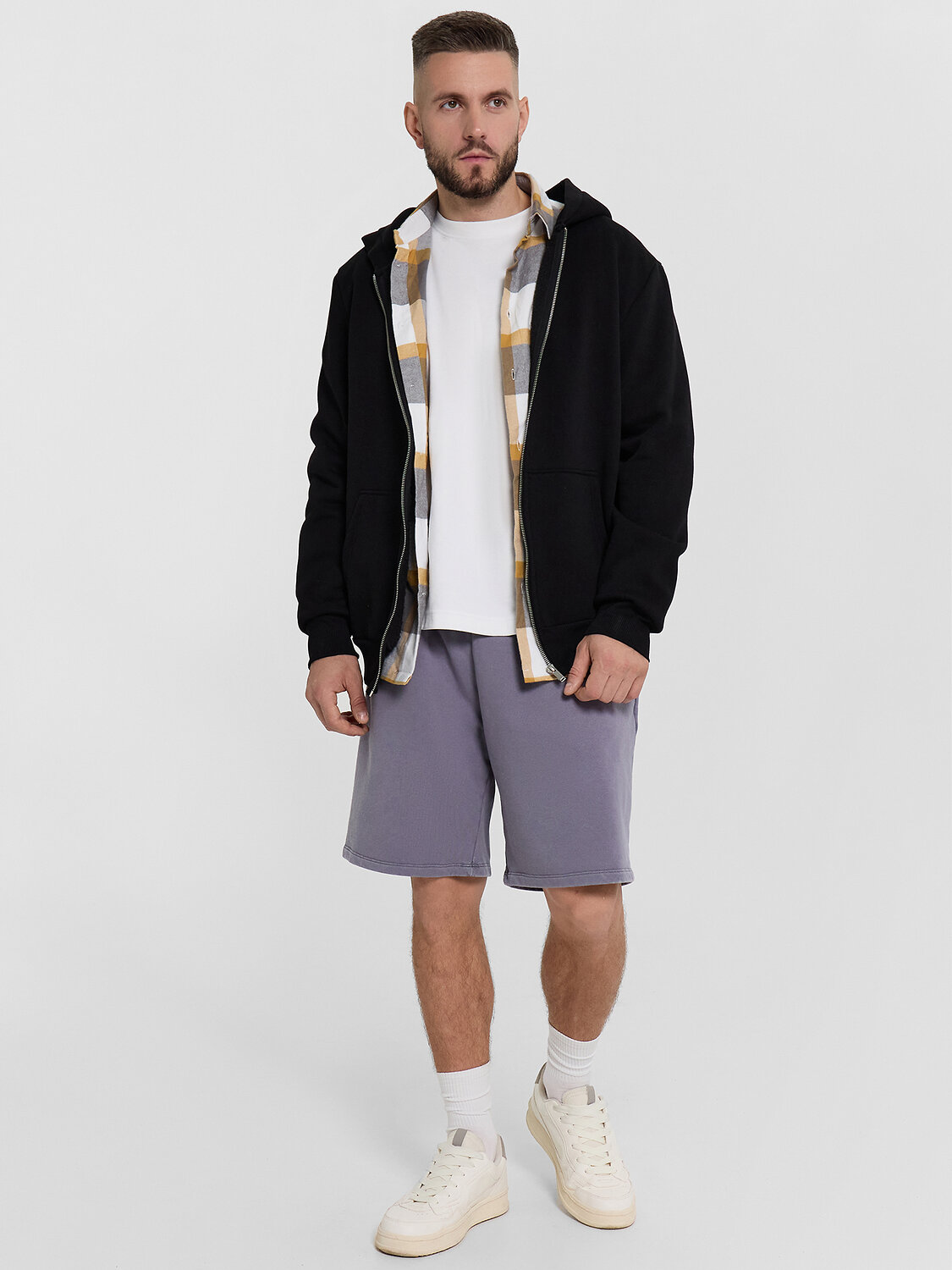 MARK FORMELLE Шорты 580635 131080 ACID WASH серый