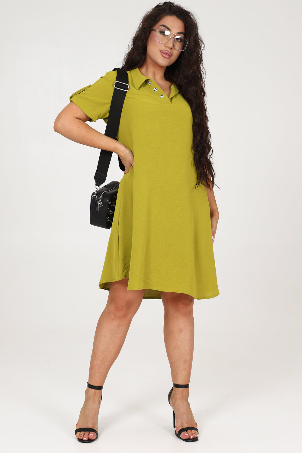 Натали Платье 580636 52350 оливковый