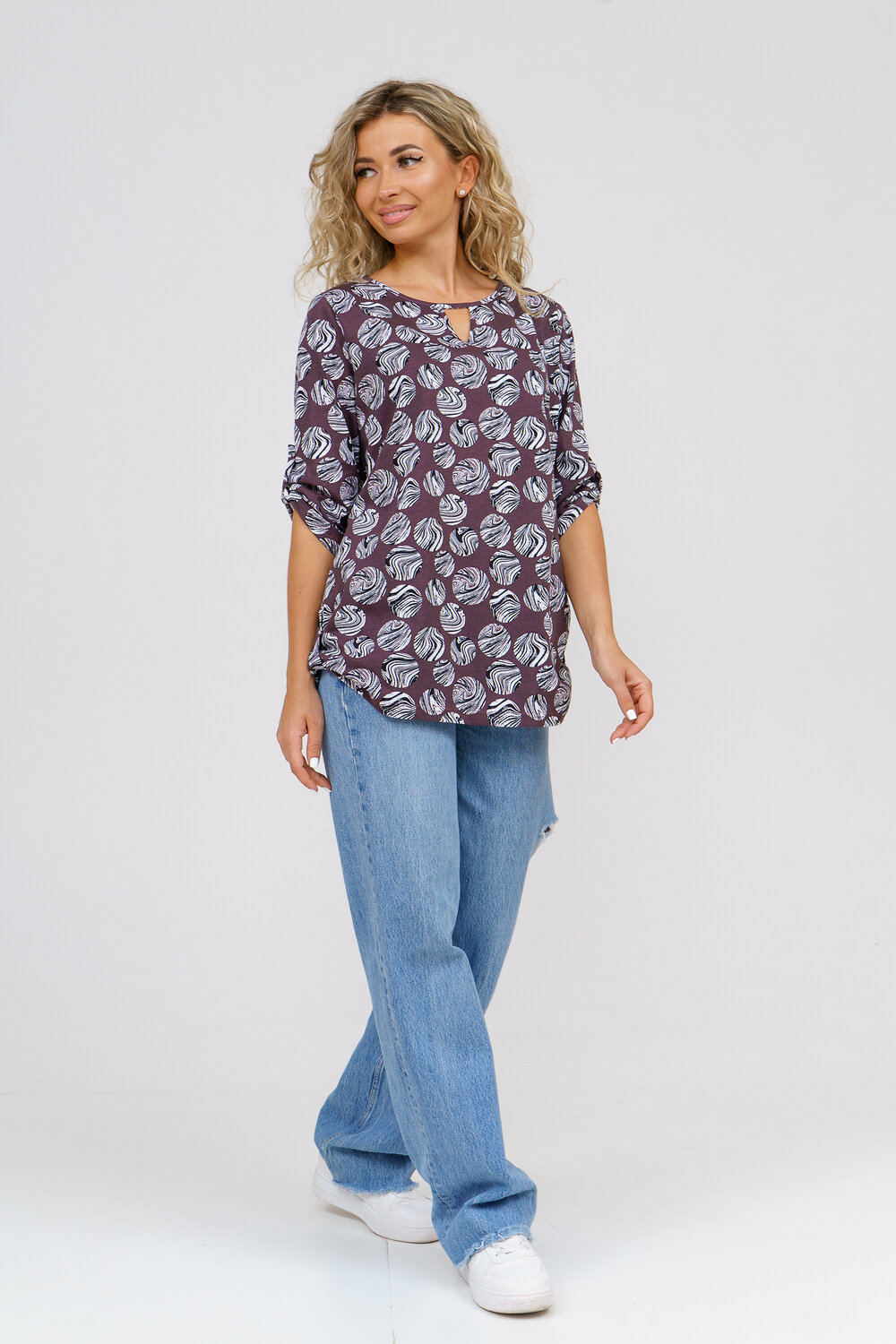 Натали Туника 580640 36784 коричневый