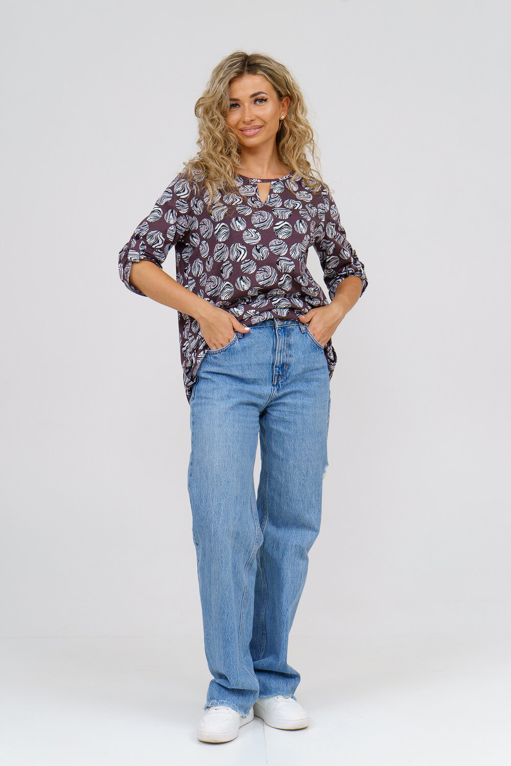 Натали Туника 580640 36784 коричневый