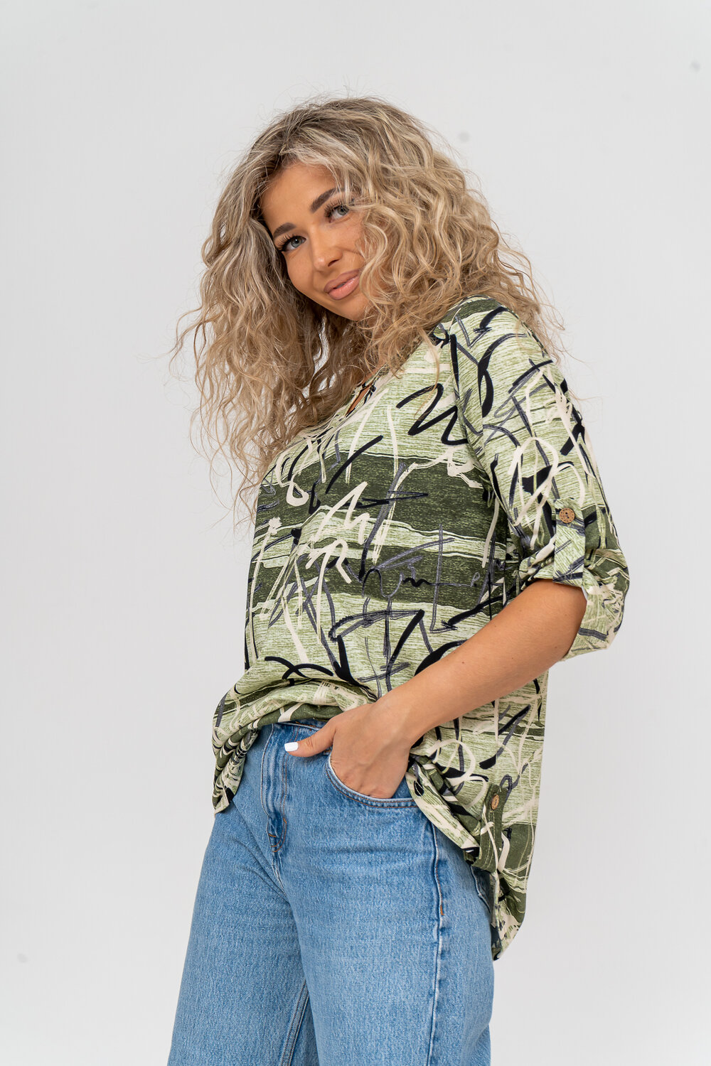 Натали Туника 580642 36783 хаки