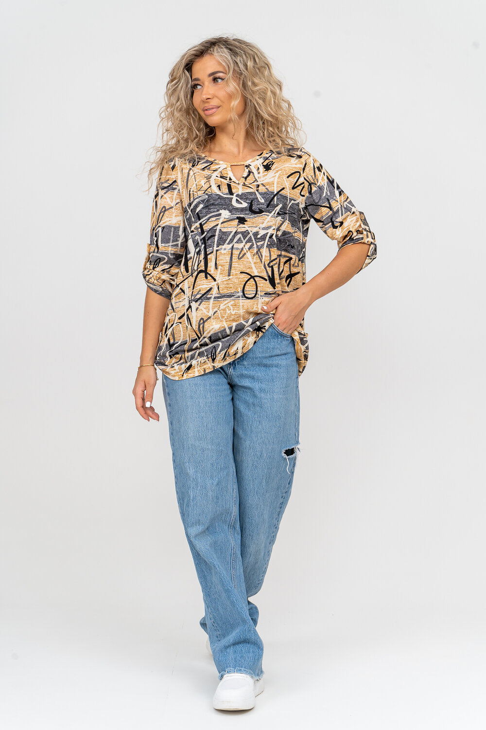 Натали Туника 580643 36783 песочный