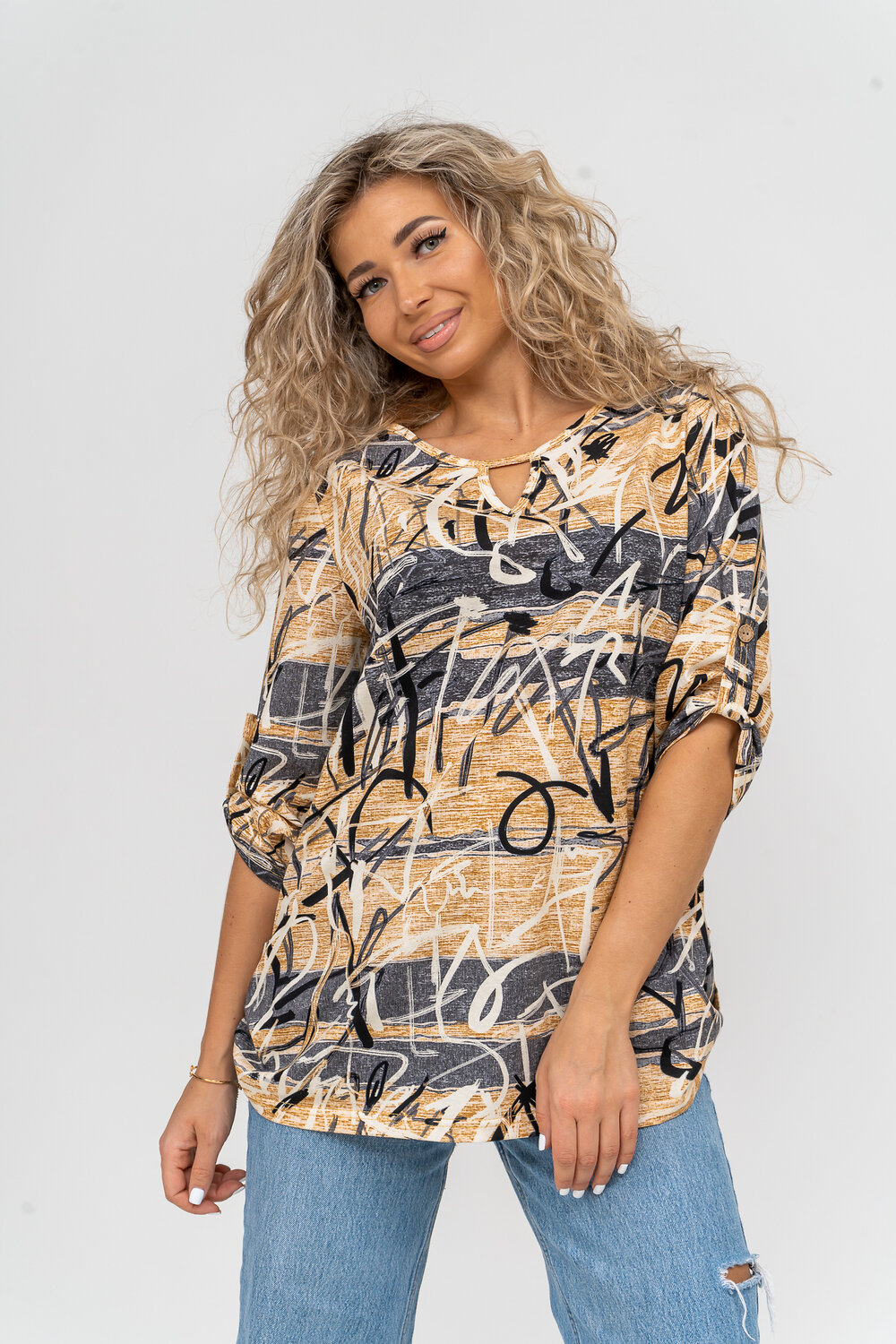 Натали Туника 580643 36783 песочный