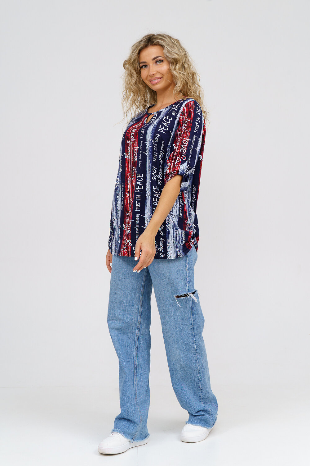 Натали Туника 580644 36782 сине-красный